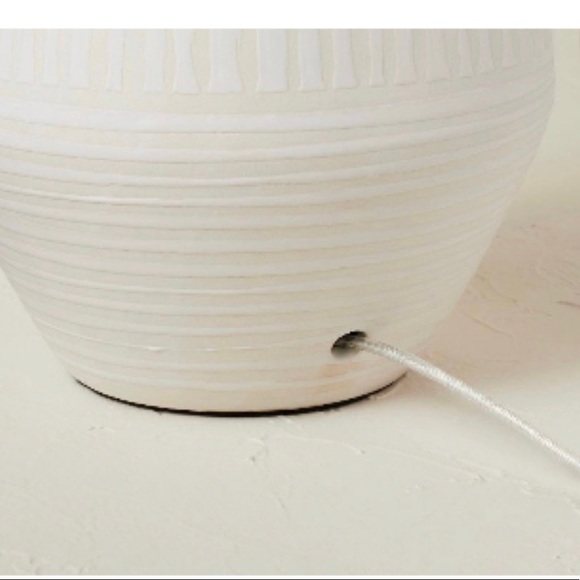 Opalhouse Accents Opalhouse X Jungalow Cream Matte Ceramic Table